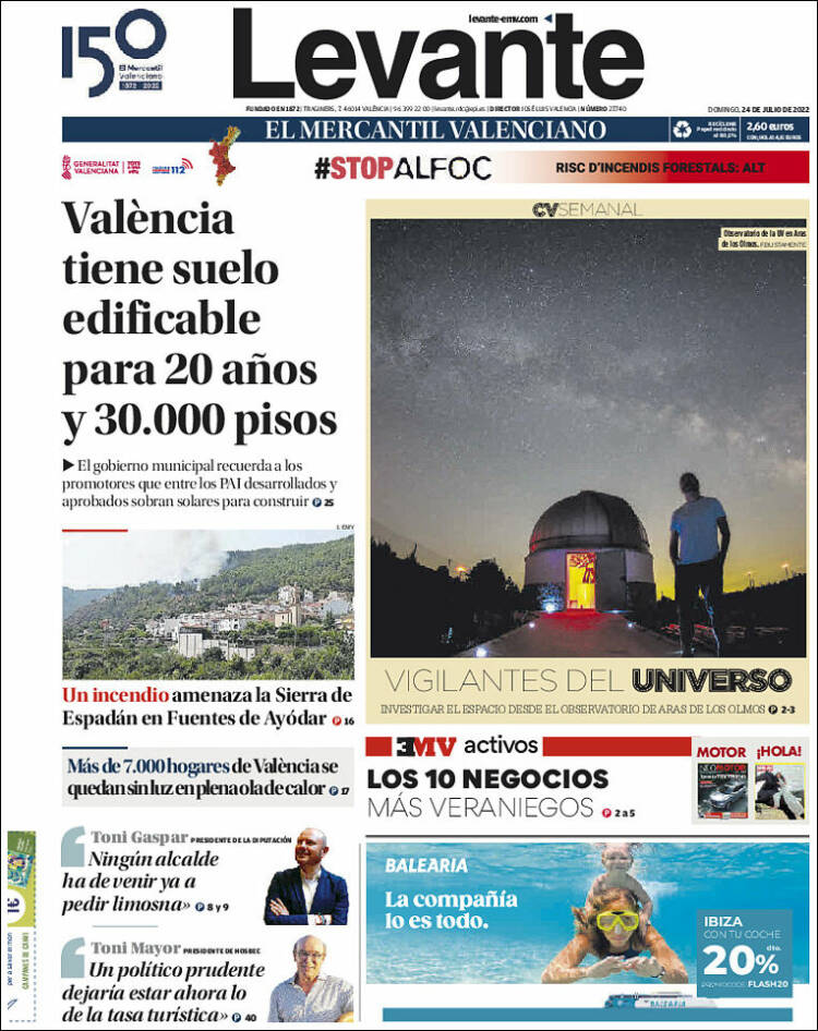 Portada de Levante (España)