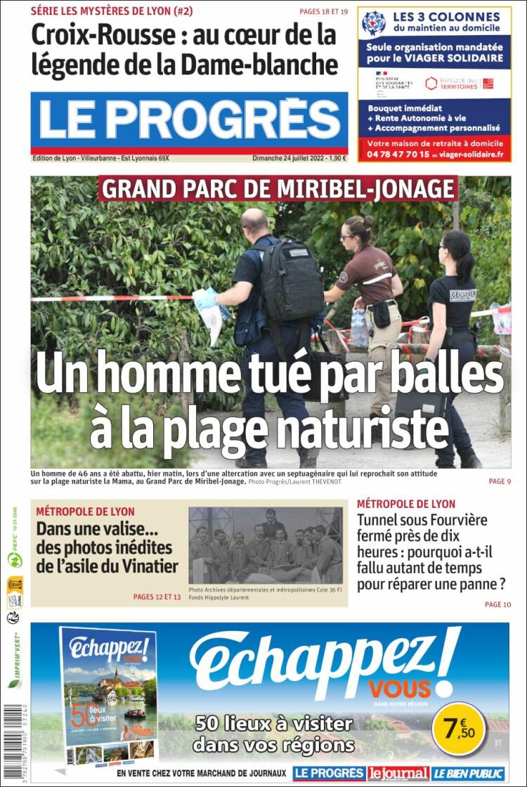 Portada de Progres de Fecamp (Francia)