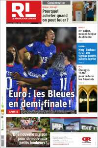 Portada de Le Republicain Lorrain (Francia)