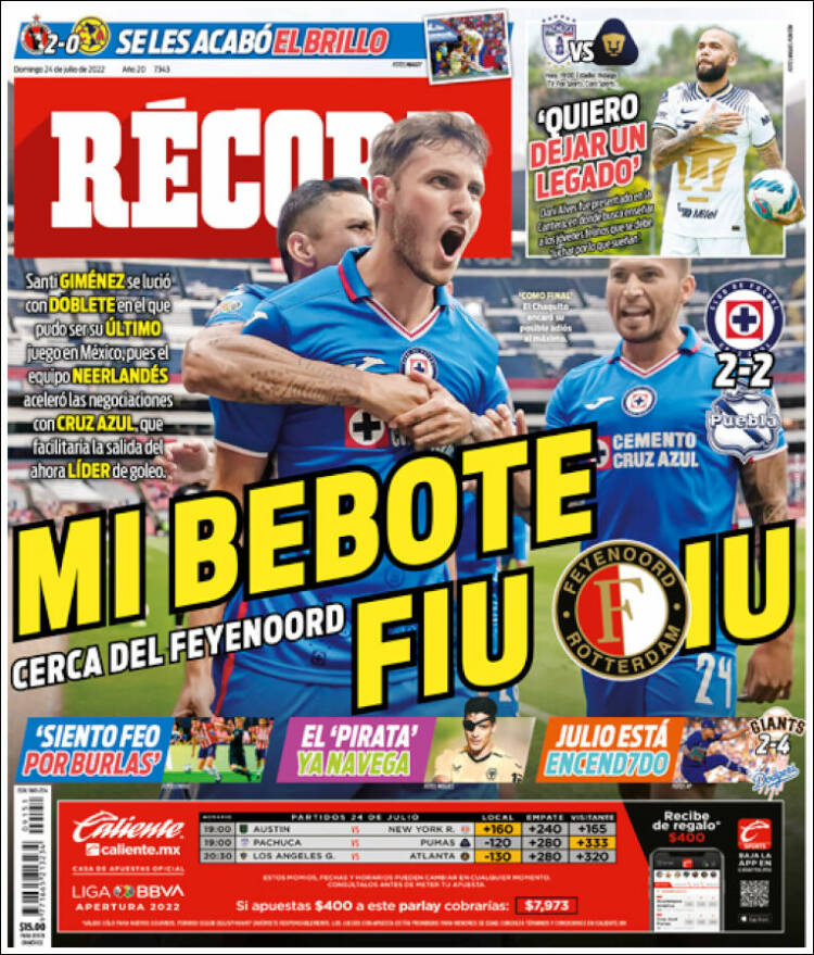 Portada de Record (M&eacute;xico)