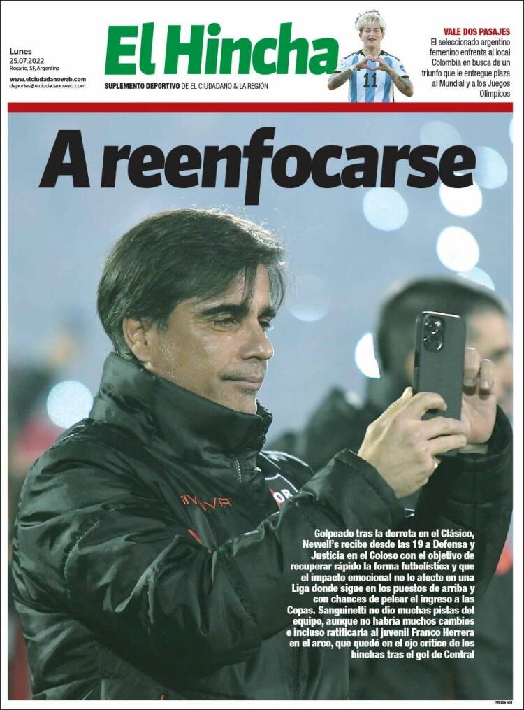 Portada de El Hincha (Argentina)