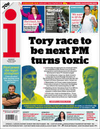 Portada de The i (Reino Unido)