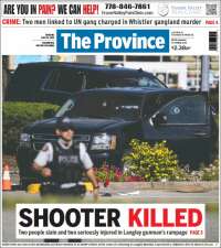 Portada de The Province (Canadá)