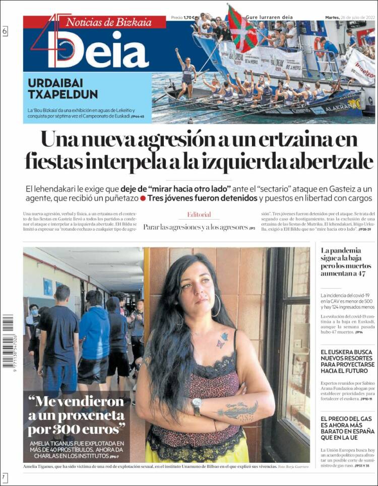 Portada de Deia (España)
