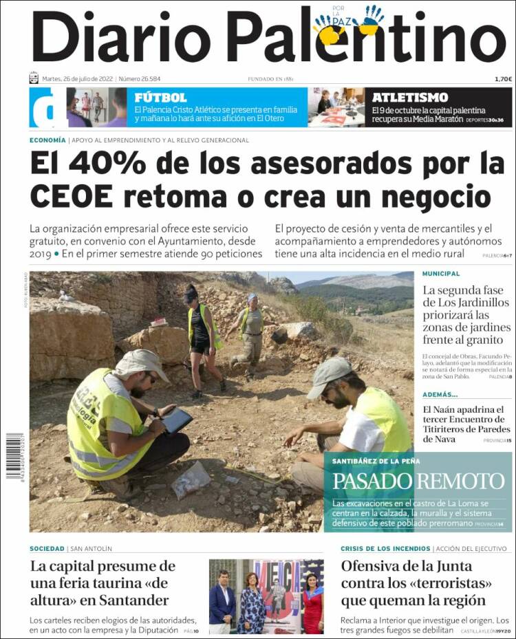 Portada de Diario Palentino (España)
