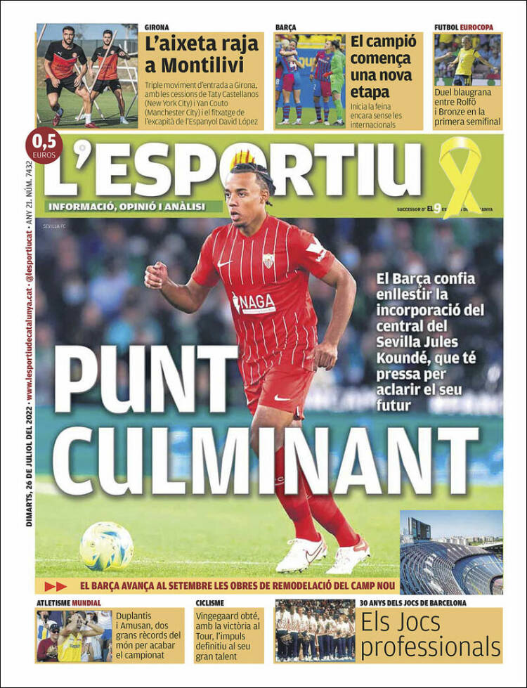 Portada de L'Esportiu (España)