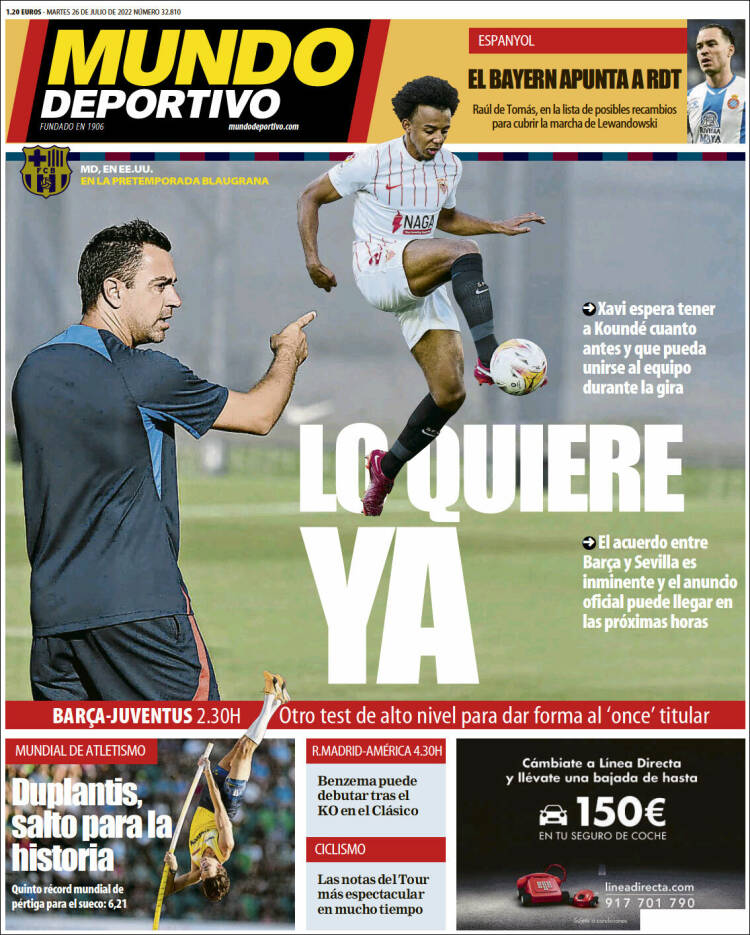 Portada de Mundo Atlético (España)