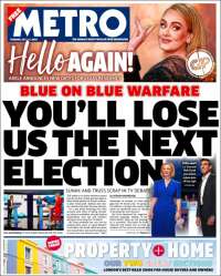 Portada de Metro (Reino Unido)