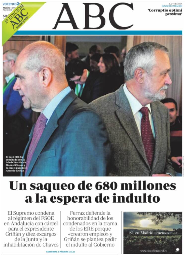 Portada de ABC (Espa&ntilde;a)