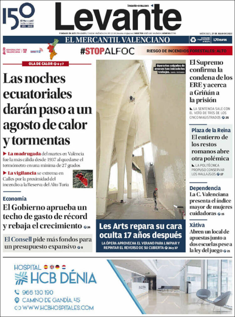 Portada de Levante (Espa&ntilde;a)