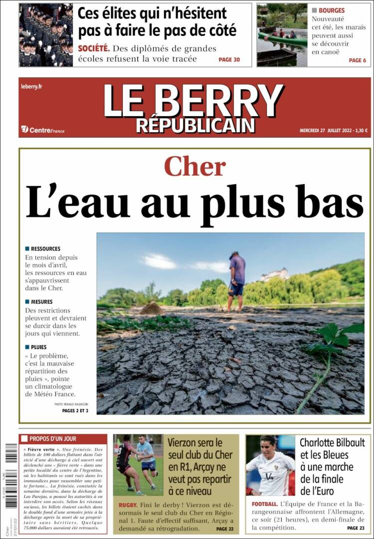 Portada de Berry Republicain (France)