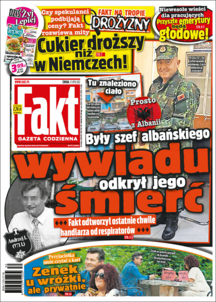 Portada de Fakt (Polonia)