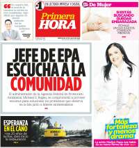 Portada de Primera Hora (Puerto Rico)