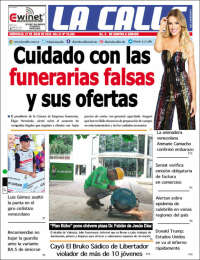 Portada de Diario La Calle (Venezuela)