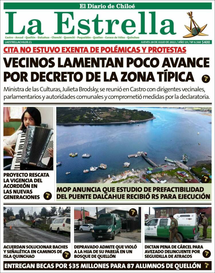 Portada de Estrella de Chiloé (Chile)