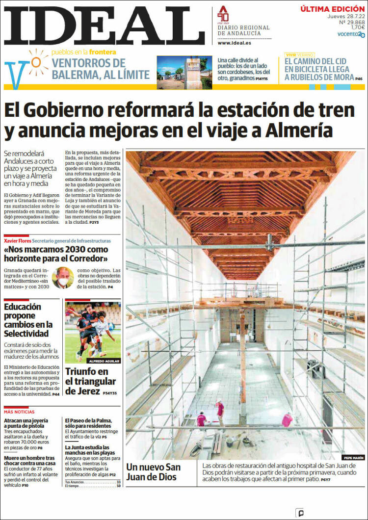 Portada de Ideal (España)