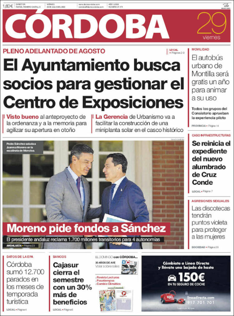 Portada de Diario de Córdoba (Espa&ntilde;a)