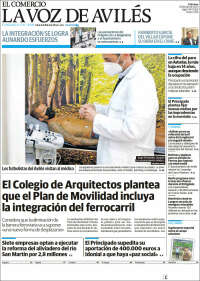 Portada de El Comercio - Avilés (Espa&ntilde;a)