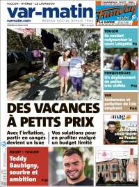 Portada de Var-Matin (Francia)