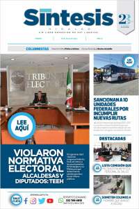 Portada de Sistesis - Hidalgo (M&eacute;xico)