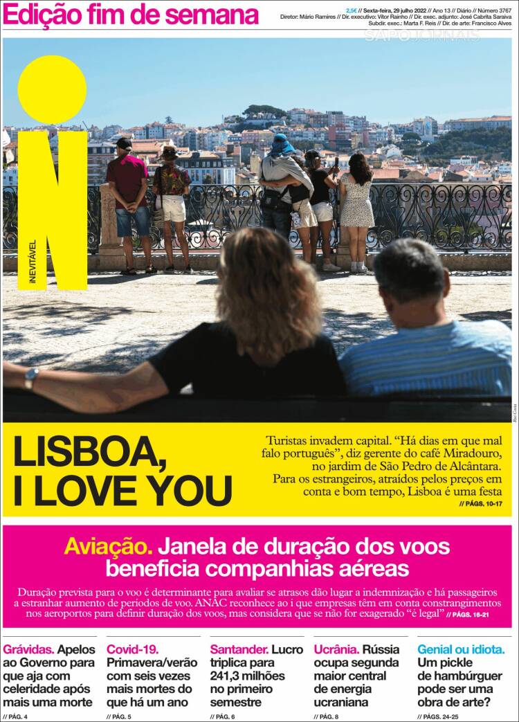 Portada de I - informação (Portugal)