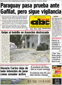 Portada de ABC Color (Paraguay)