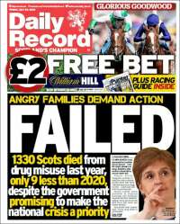 Portada de Daily Record (United Kingdom)