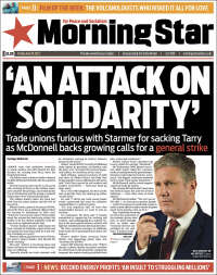 Portada de Morning Star (United Kingdom)