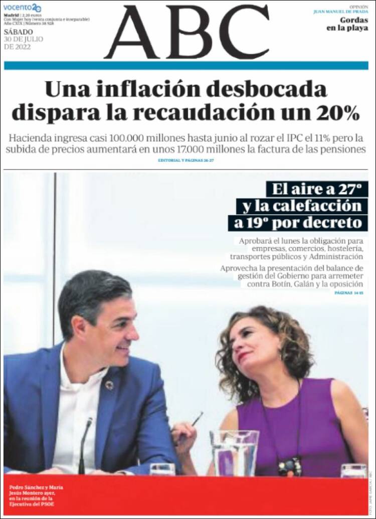 Portada de ABC (España)
