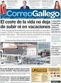 Portada de El Correo Gallego (España)