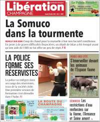 Portada de Libération Champagne (Francia)