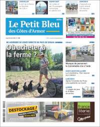 Portada de Le Petit Bleu (Francia)