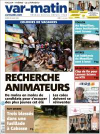 Portada de Var-Matin (Francia)