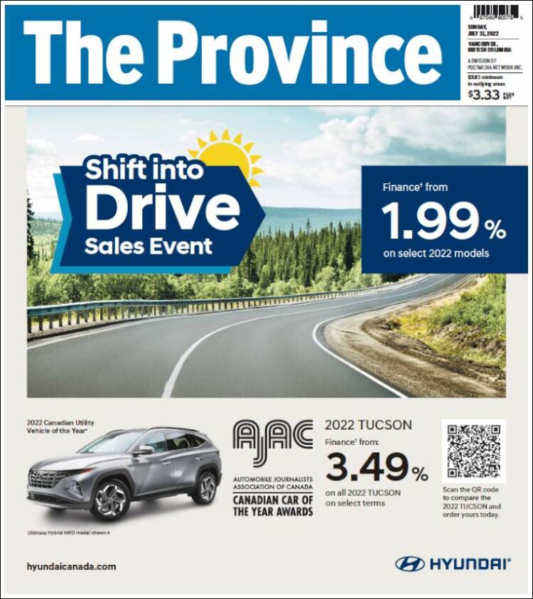 Portada de The Province (Canada)