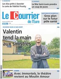 Portada de Le Courrier de l'Ouest (Francia)