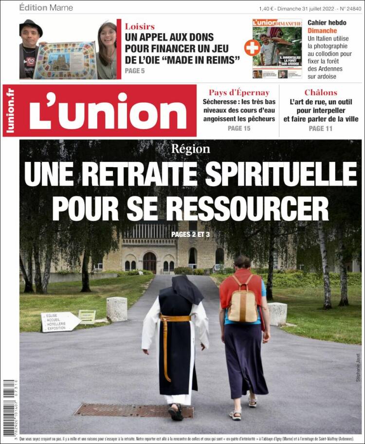 Portada de L'Union (Francia)