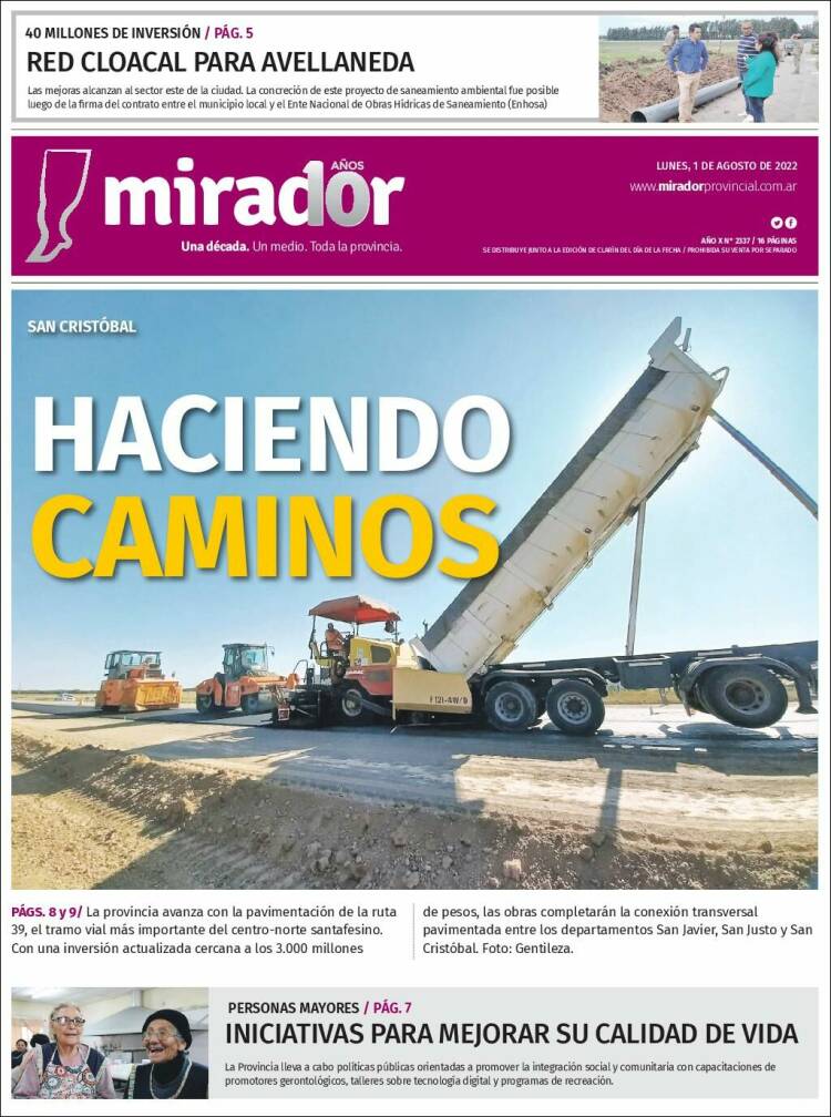 Portada de Mirador Provincial (Argentina)