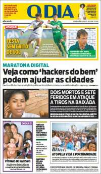 Portada de O Dia (Brasil)