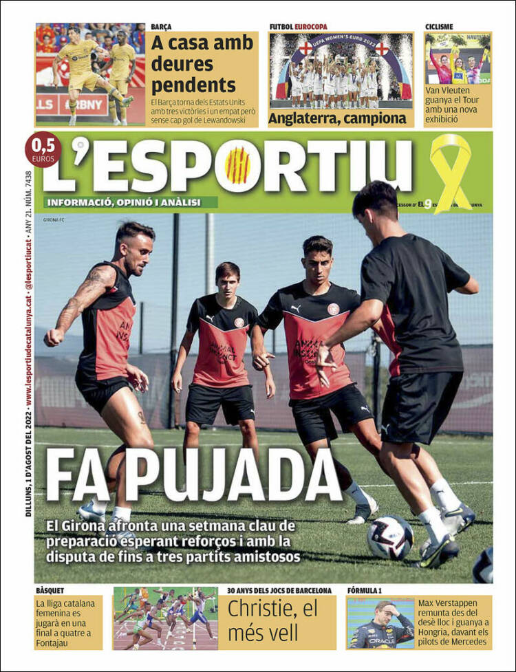 Portada de L'Esportiu : Girona (España)