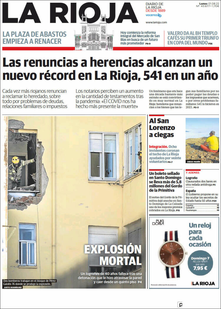 Portada de La Rioja (España)