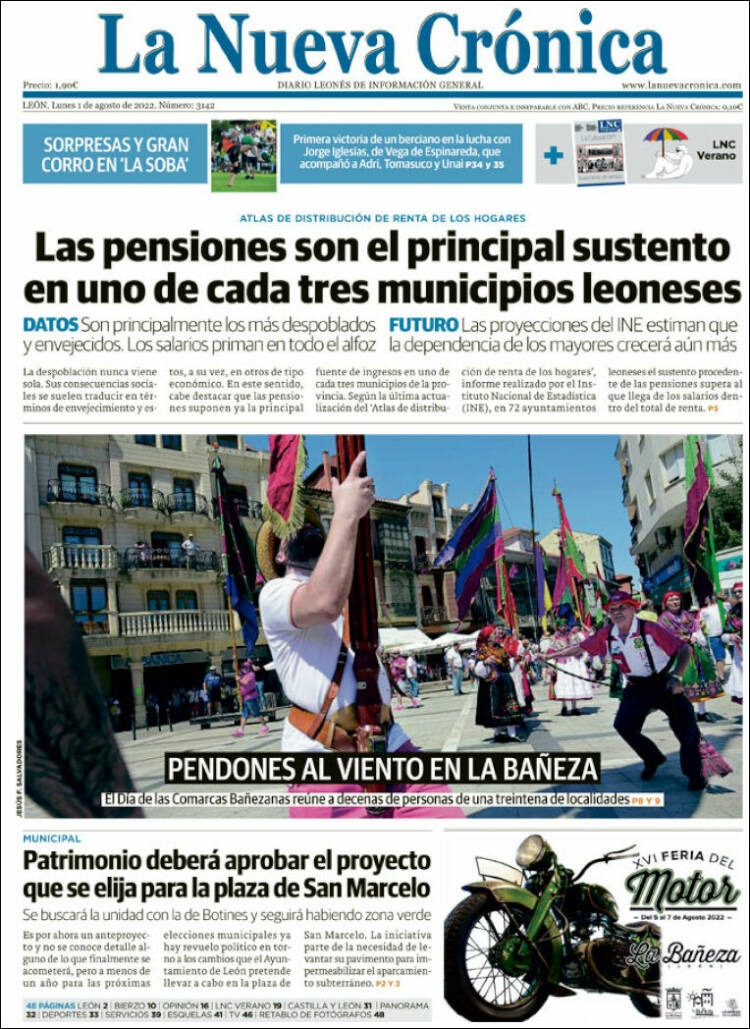 Portada de La Nueva Crónica (España)