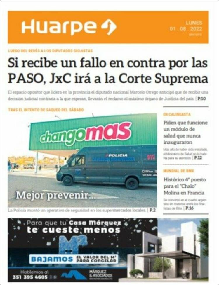 Portada de Huarpe (Argentina)