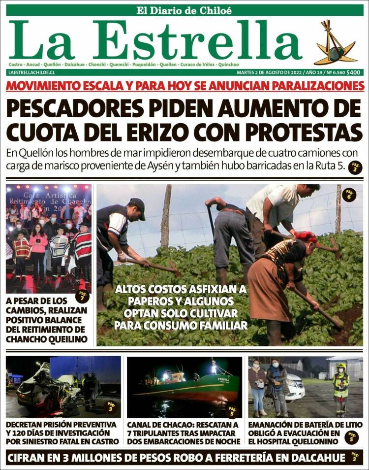 Portada de Estrella de Chiloé (Chile)