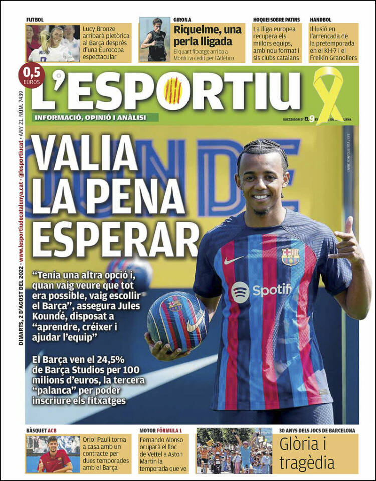 Portada de L'Esportiu (España)
