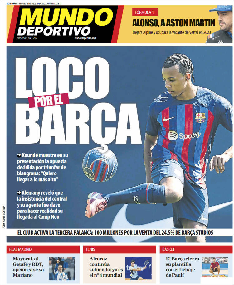 Portada de El Mundo Deportivo (España)