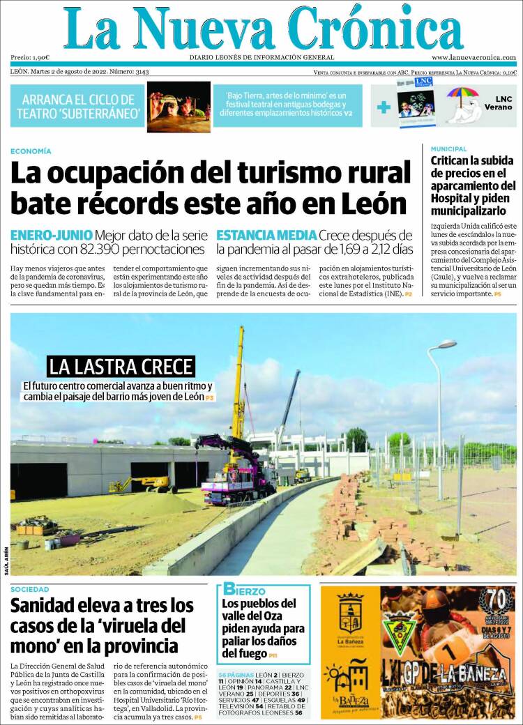 Portada de La Nueva Crónica (España)
