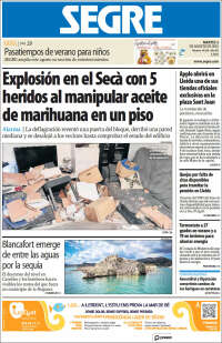 Portada de Segre  (España)