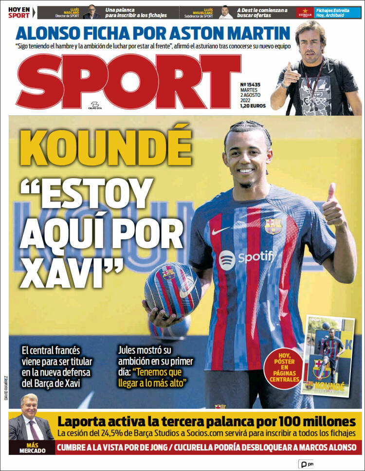 Portada de Sport (España)