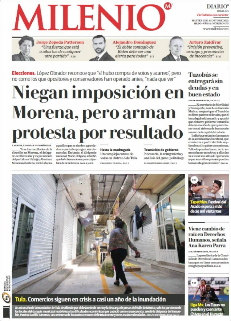 Portada de Milenio de Hidalgo (México)