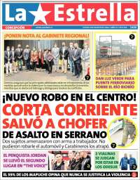 Portada de La Estrella de Concepción (Chile)